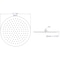 Alfi Brand Matte Black Stainless Steel 12" Round Ultra-Thin Rain Shower Head RAIN12R-BM - alternate 8